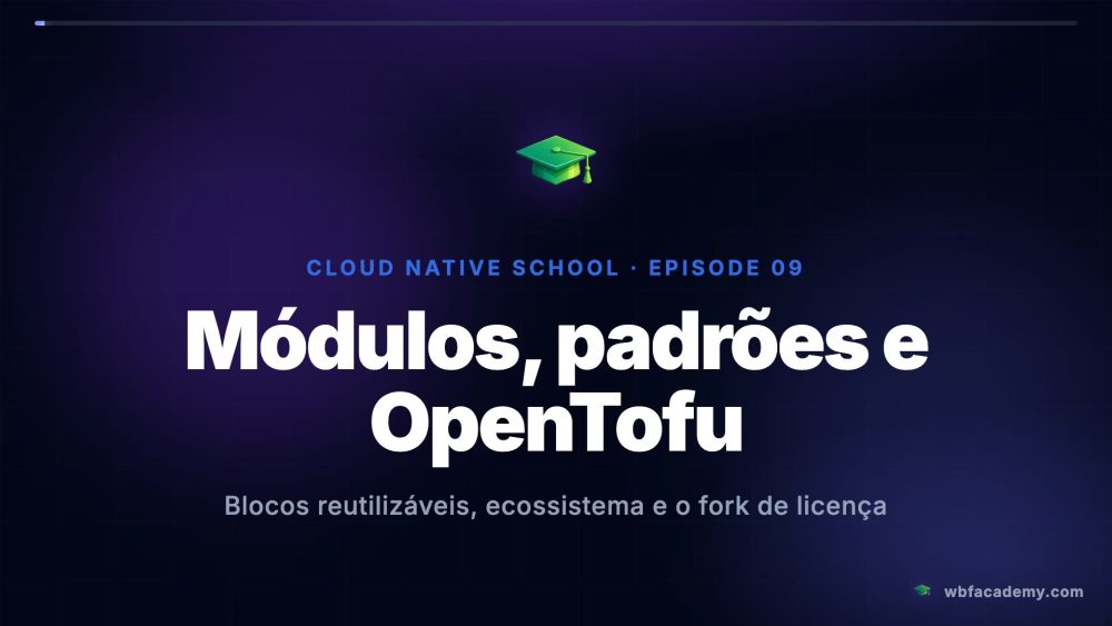 Módulos, padrões e OpenTofu