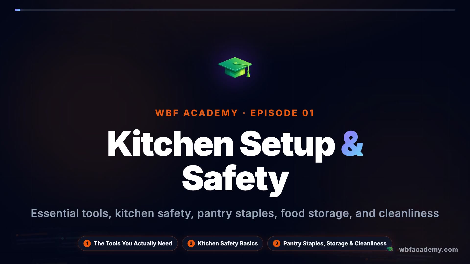 Kitchen Setup & Safety