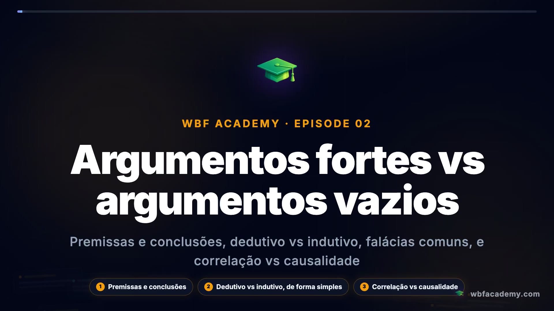 Argumentos fortes vs argumentos vazios
