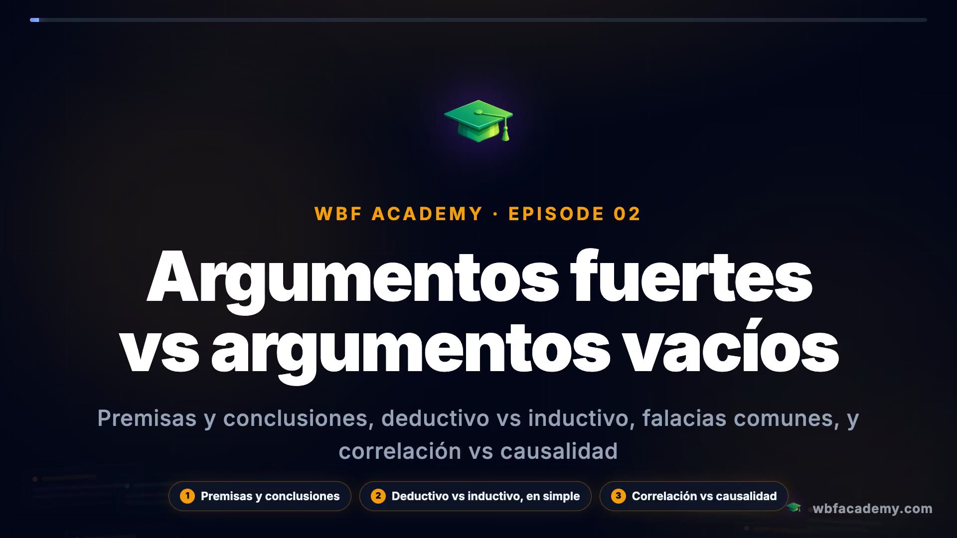 Argumentos fuertes vs argumentos vacíos