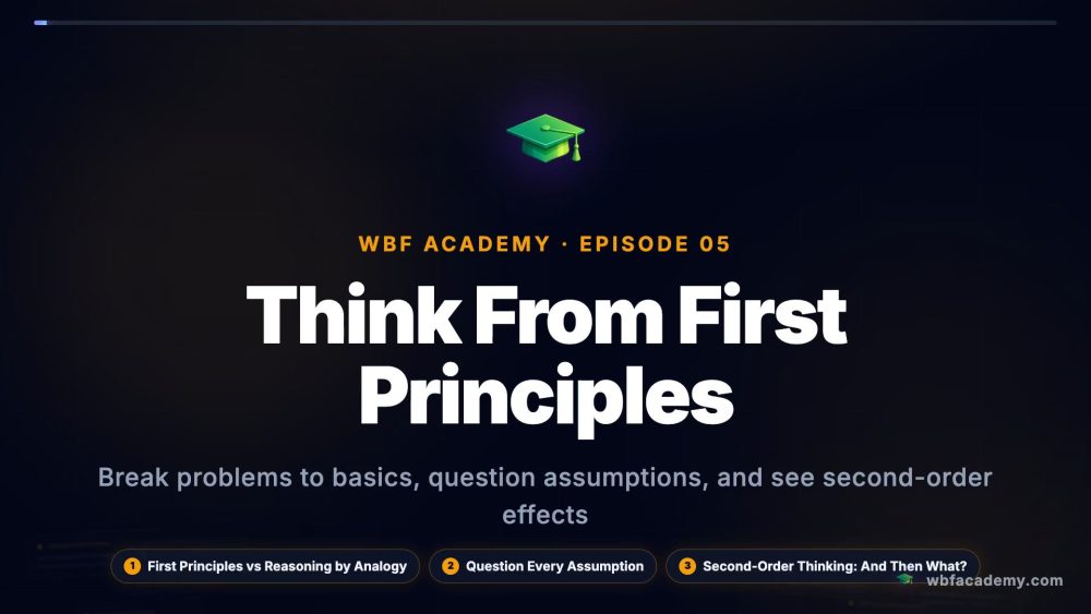 Think From First Principles