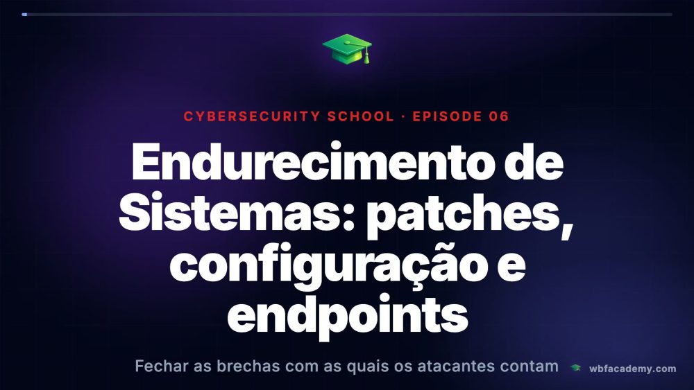Endurecimento de Sistemas: patches, configuração e endpoints