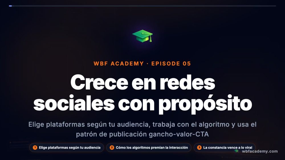 Crece en redes sociales con propósito