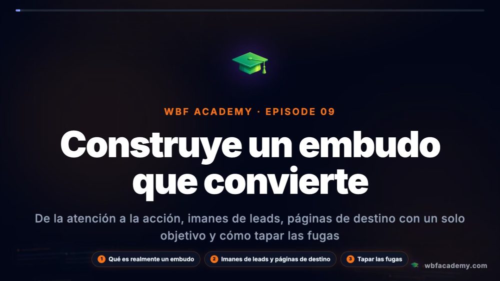 Construye un embudo que convierte