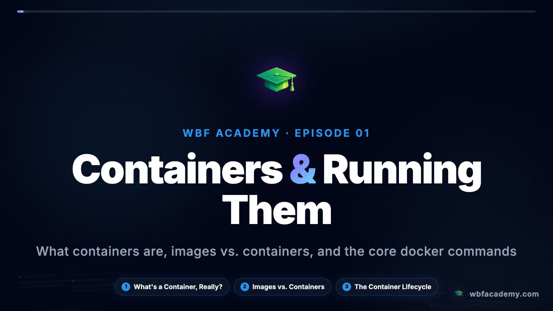 Containers & Running Them