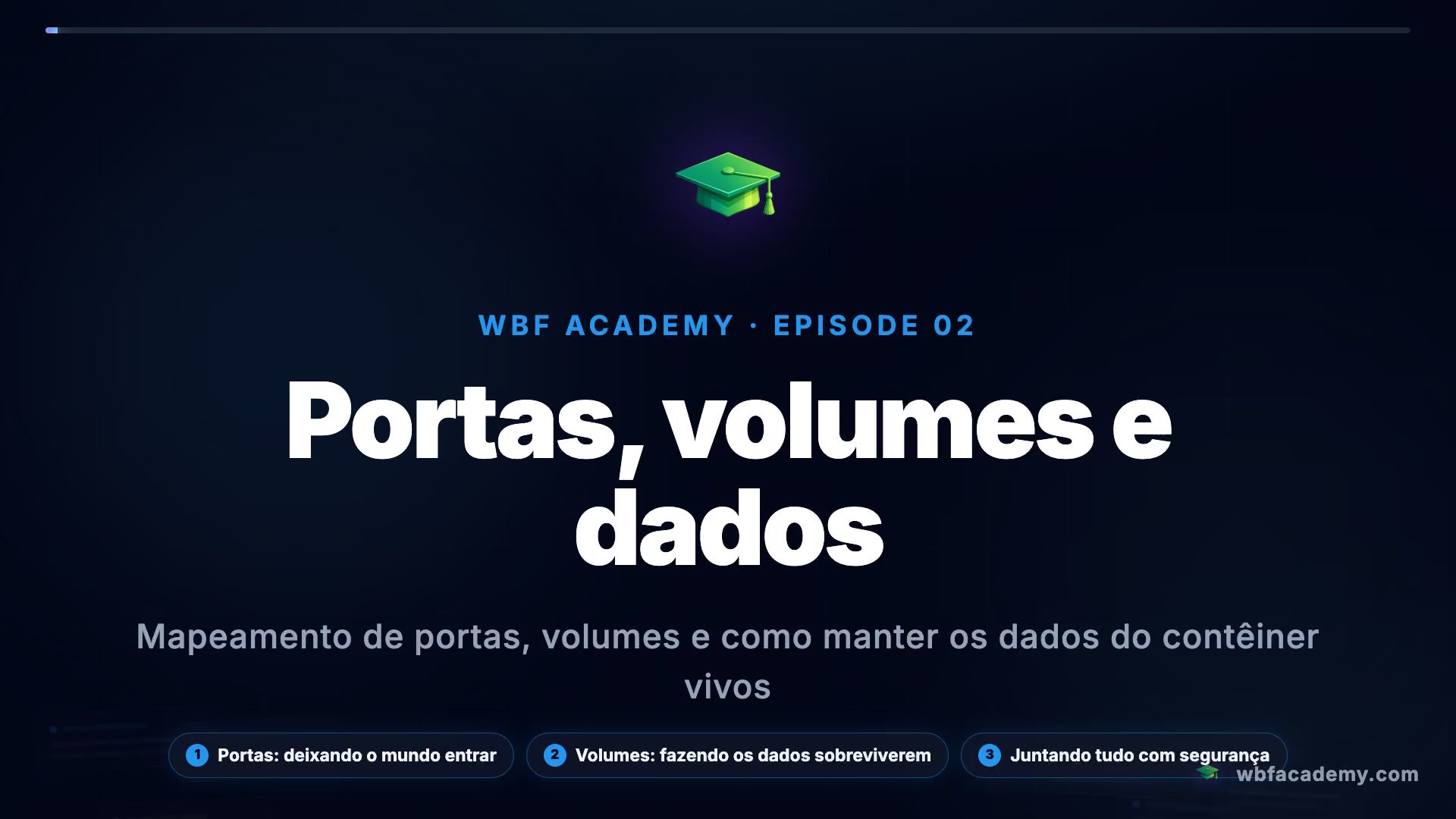 Portas, volumes e dados