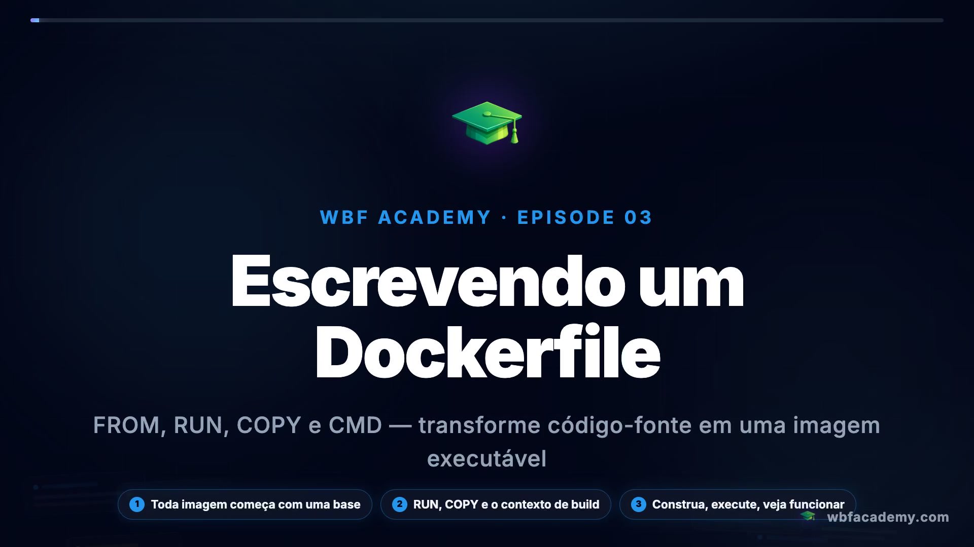 Escrevendo um Dockerfile