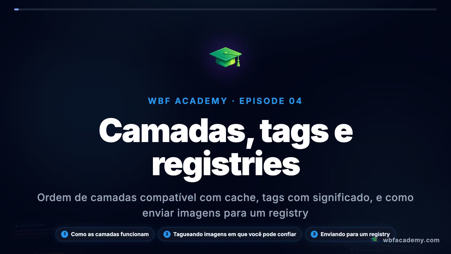 Camadas, tags e registries