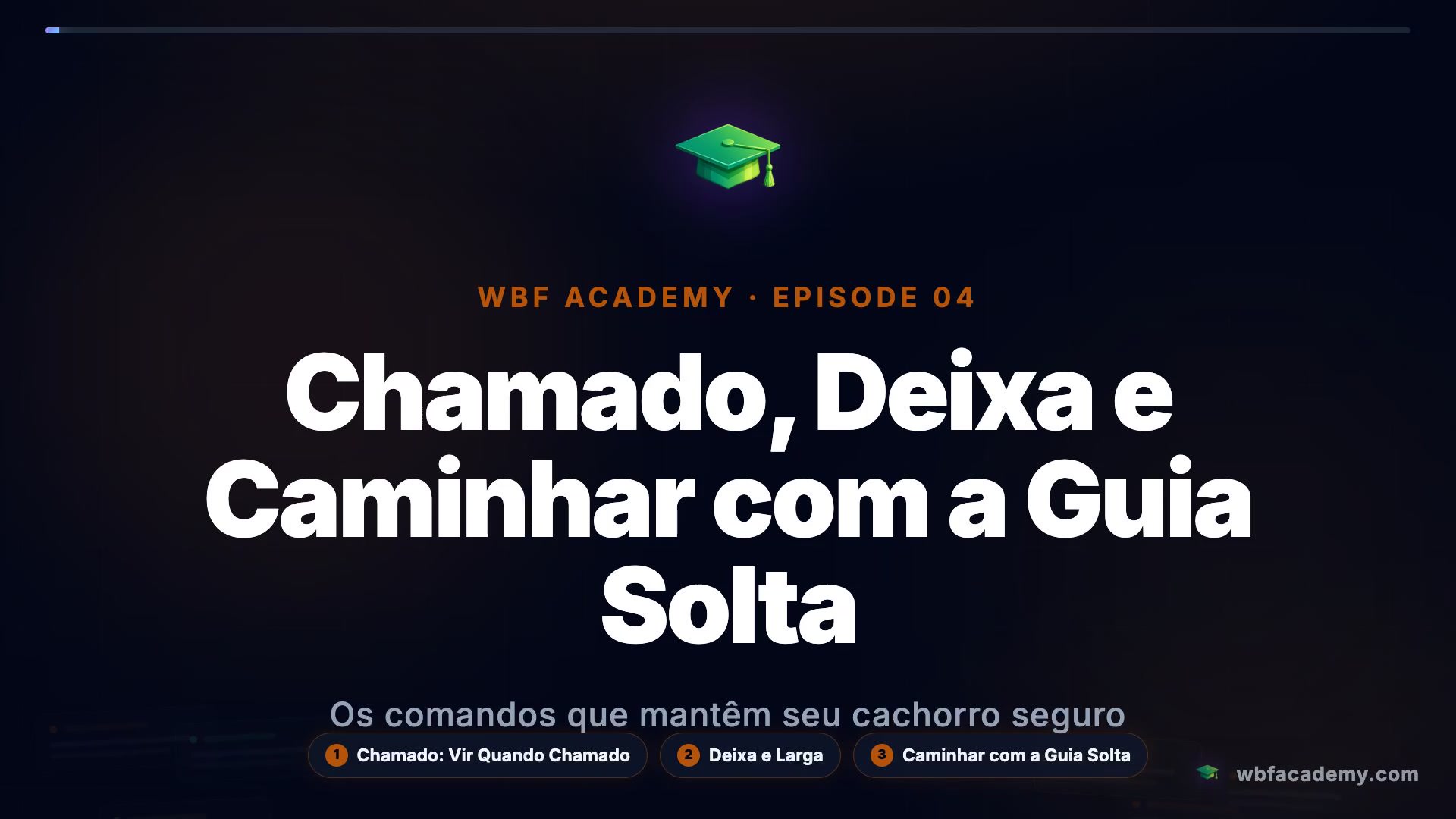 Chamado, Deixa e Caminhar com a Guia Solta