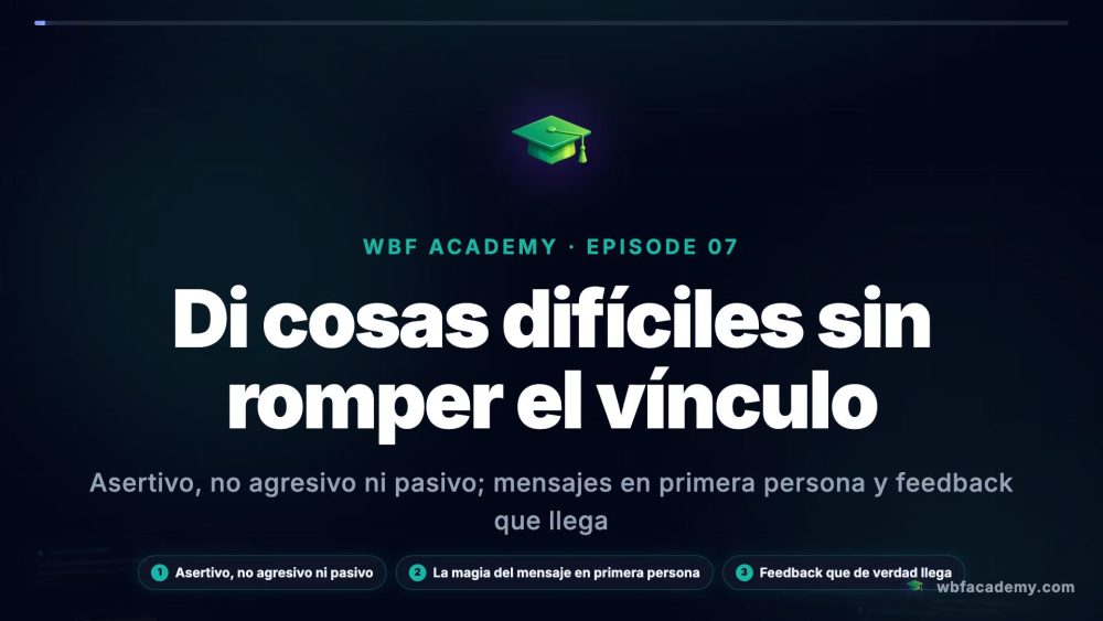 Di cosas difíciles sin romper el vínculo