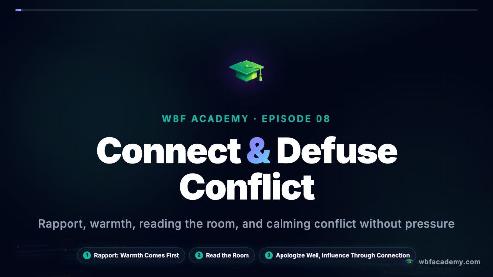 Connect & Defuse Conflict
