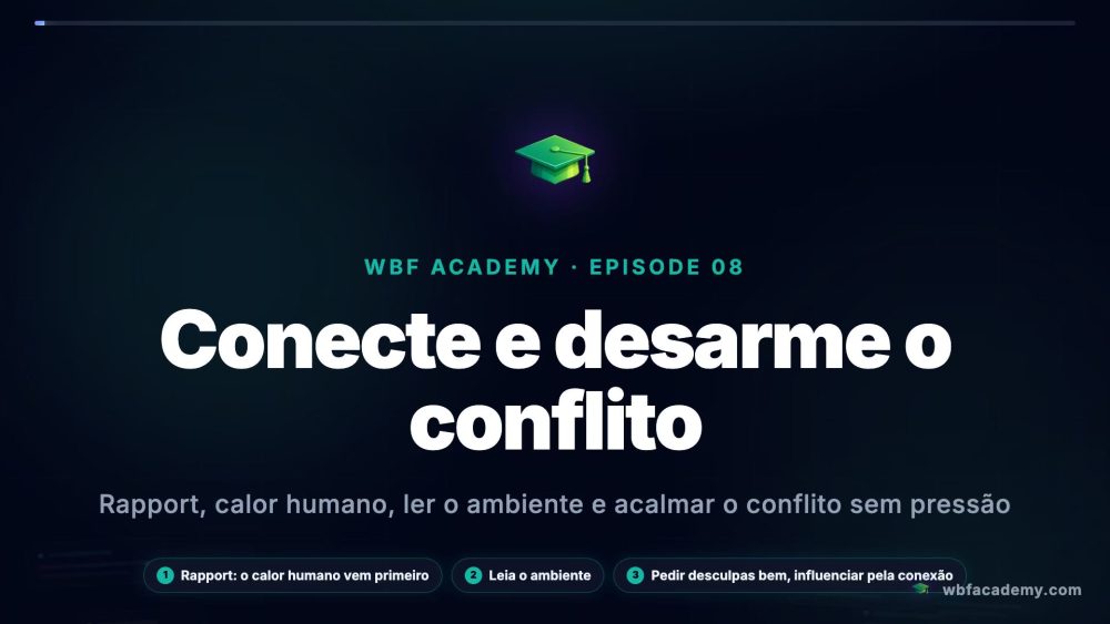 Conecte e desarme o conflito