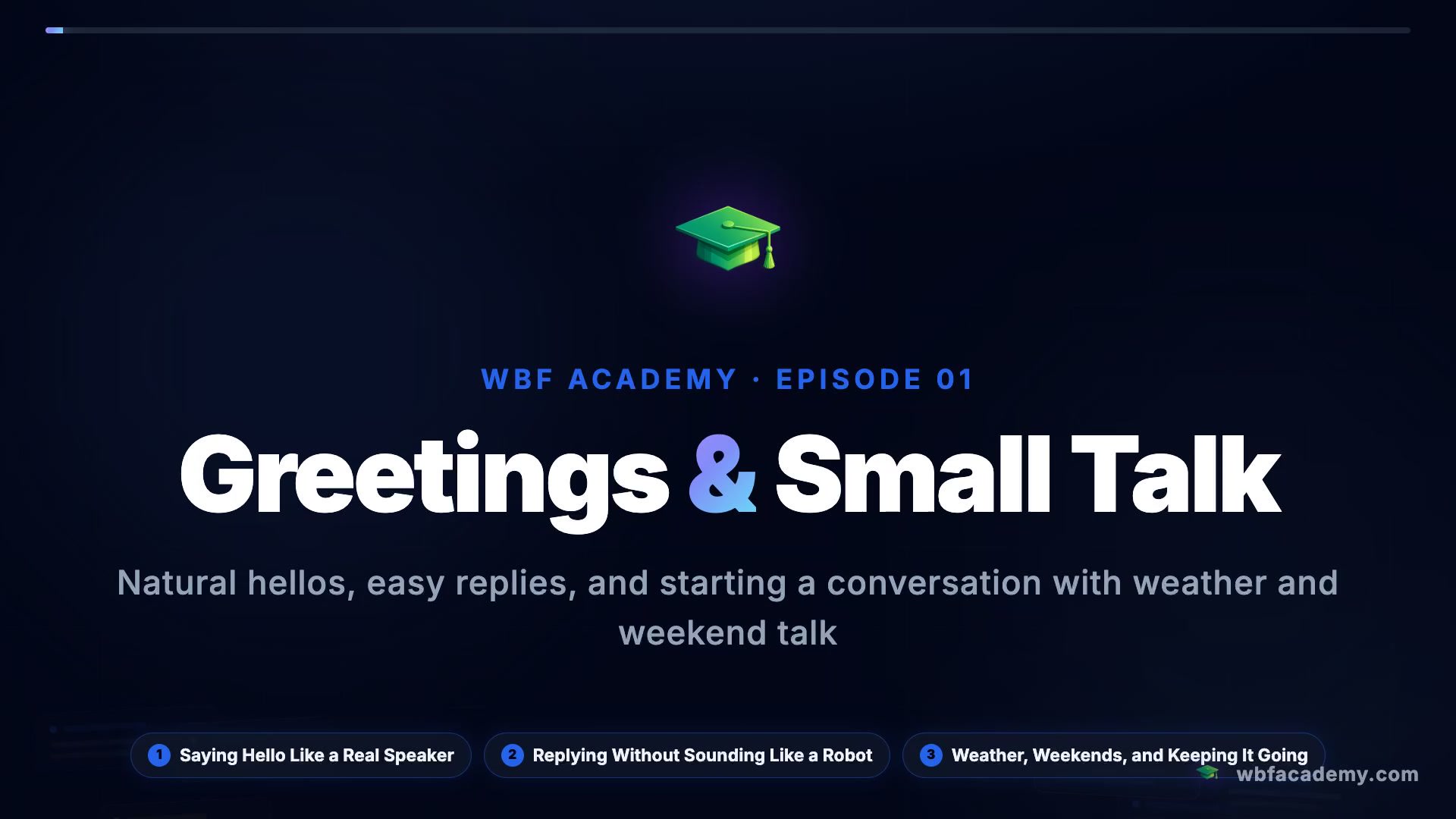 Greetings & Small Talk