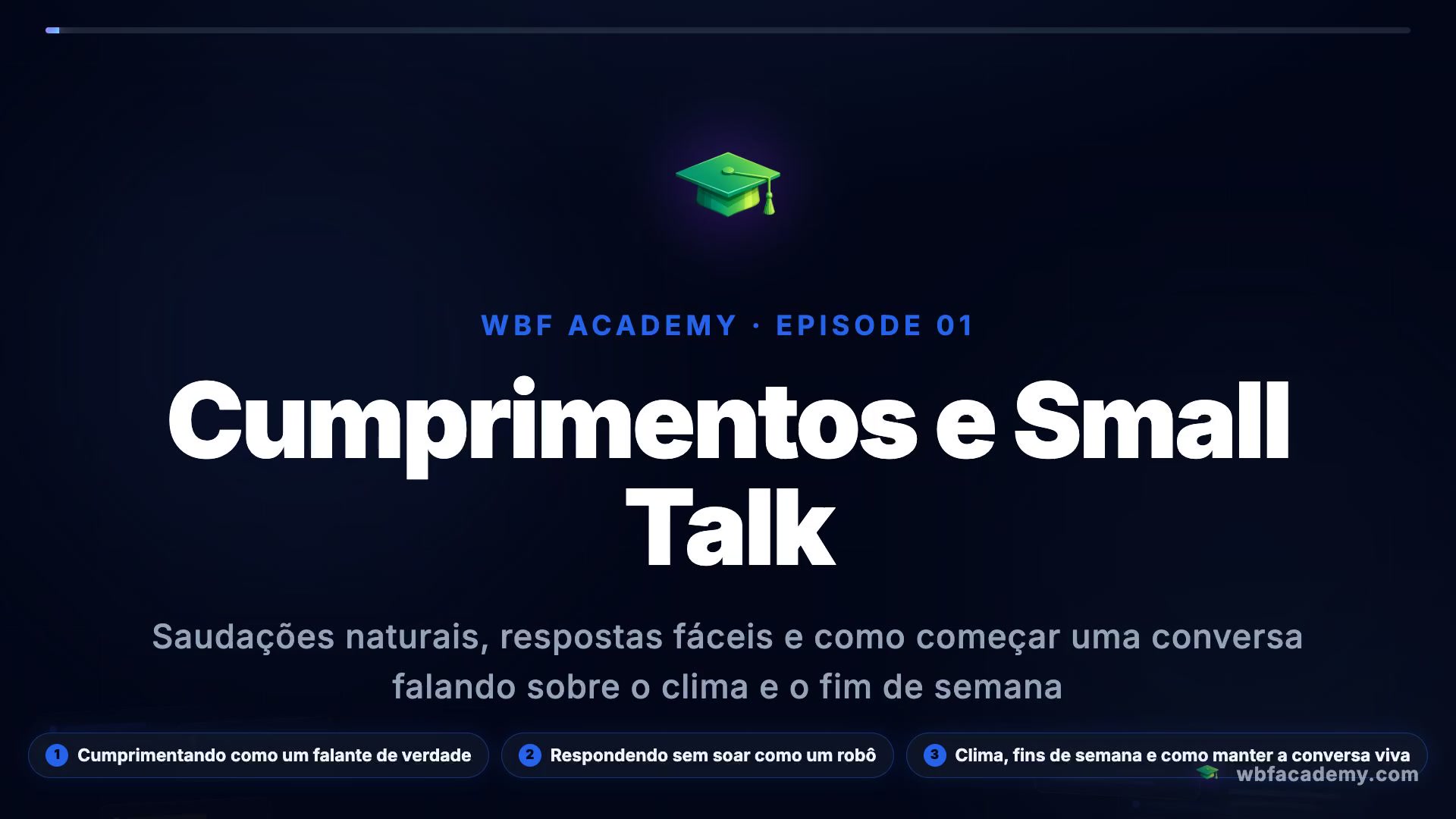 Cumprimentos e Small Talk