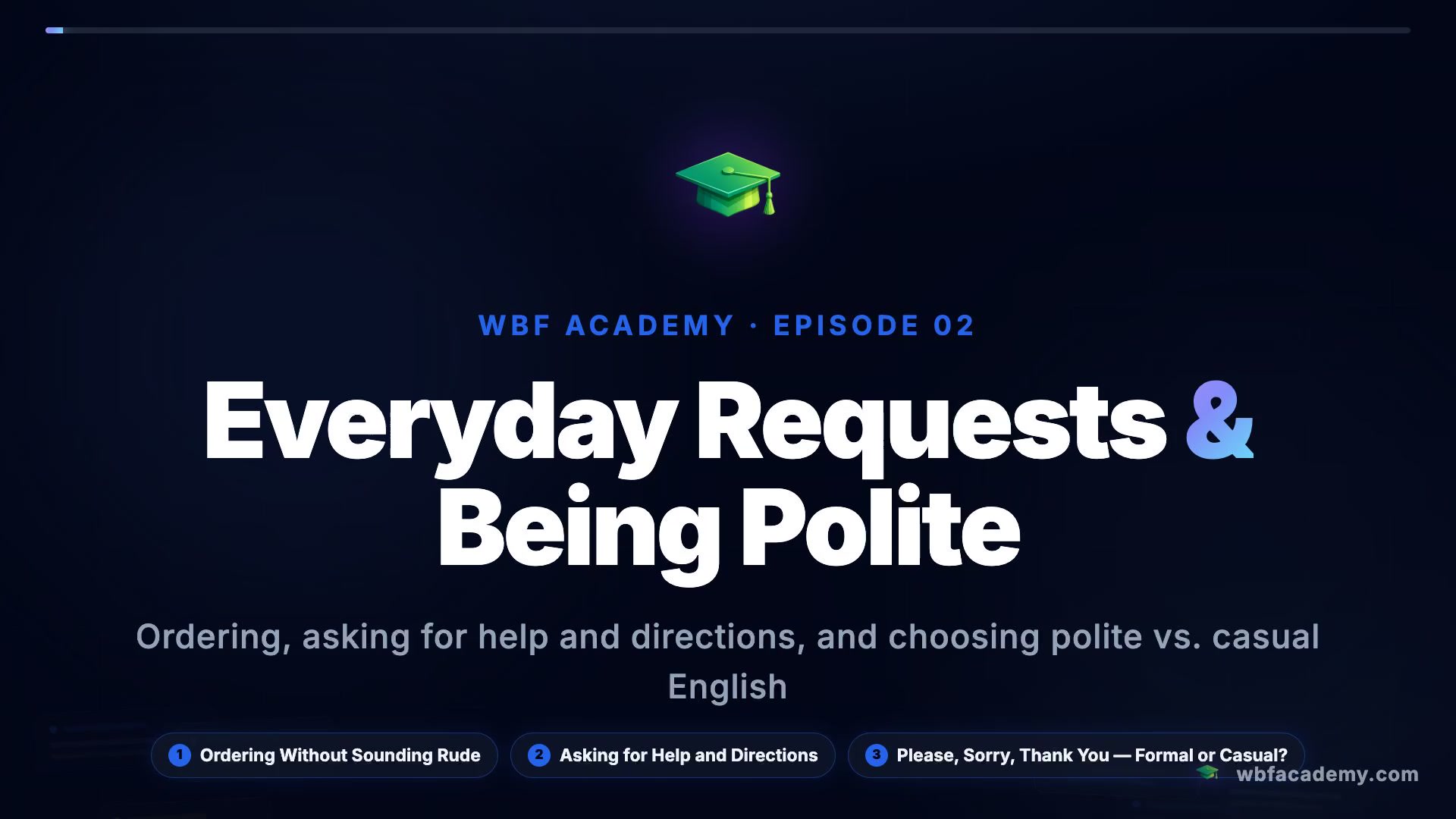 Everyday Requests & Being Polite