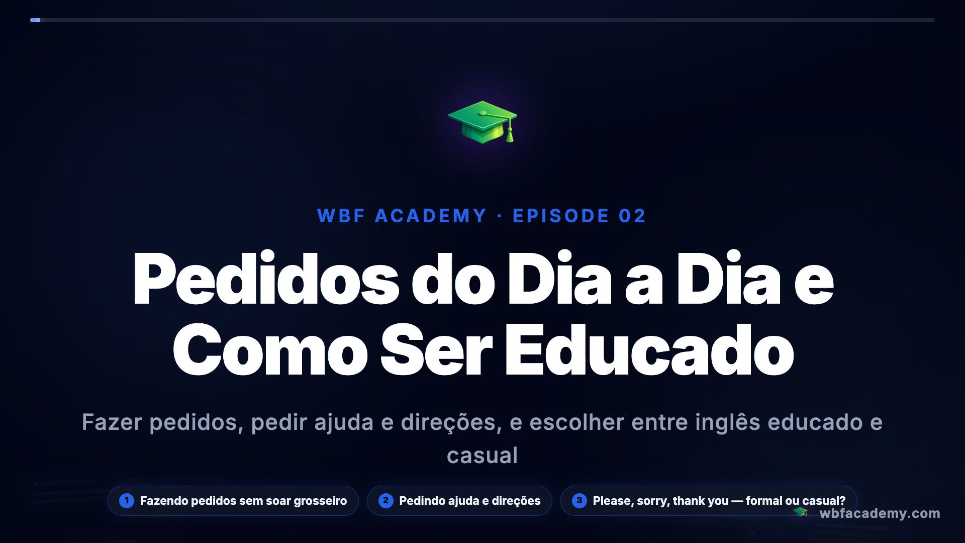 Pedidos do Dia a Dia e Como Ser Educado