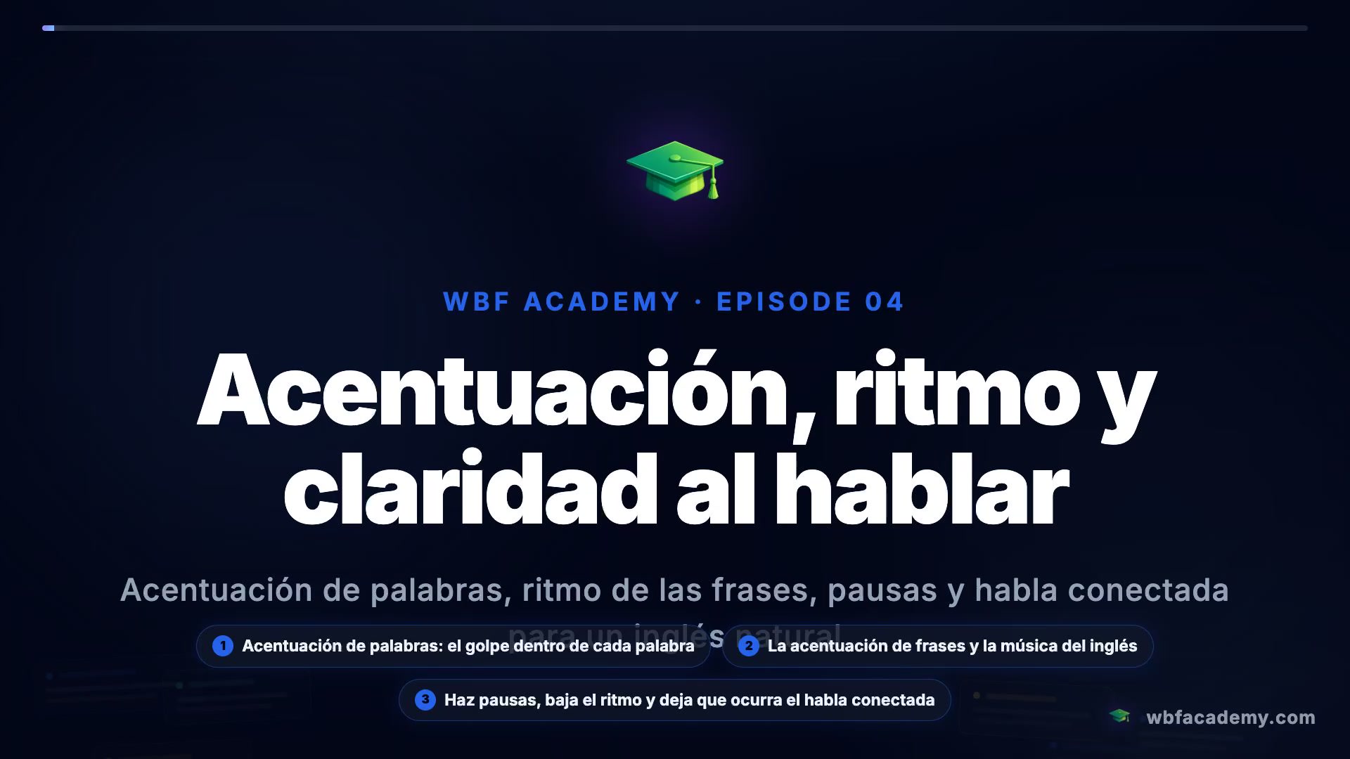 Acentuación, ritmo y claridad al hablar
