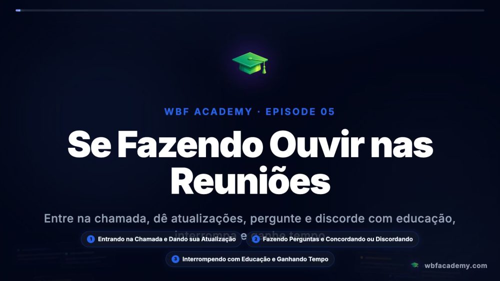 Se Fazendo Ouvir nas Reuniões