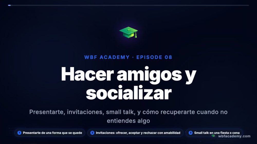 Hacer amigos y socializar