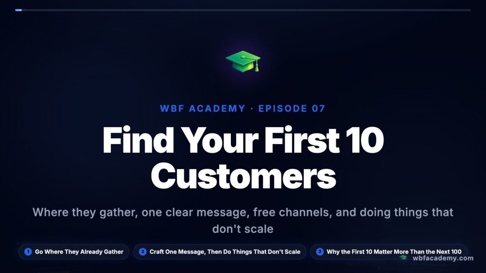 Find Your First 10 Customers