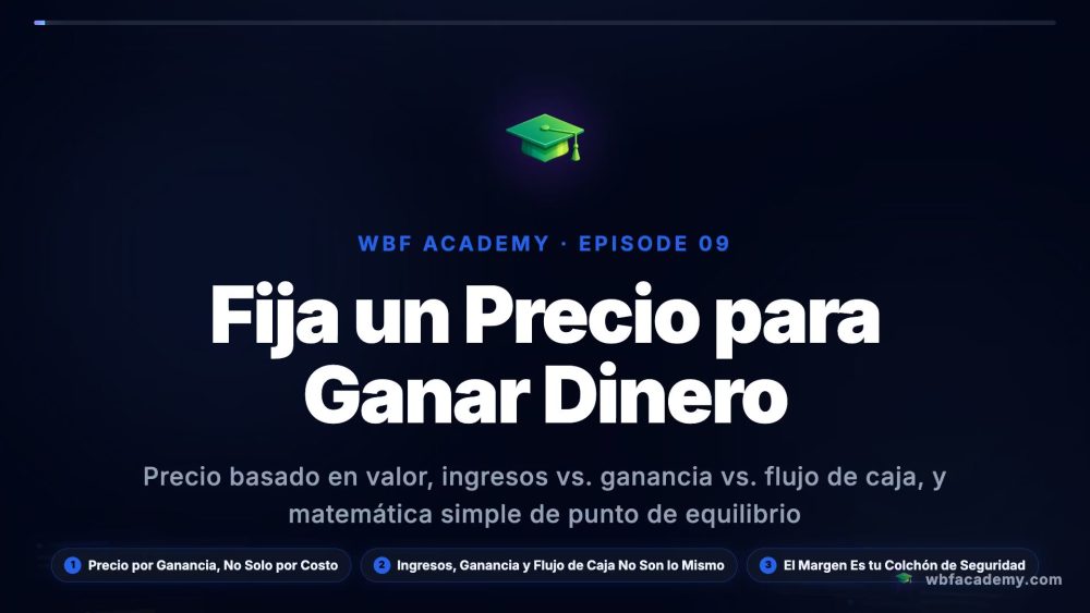 Fija un Precio para Ganar Dinero