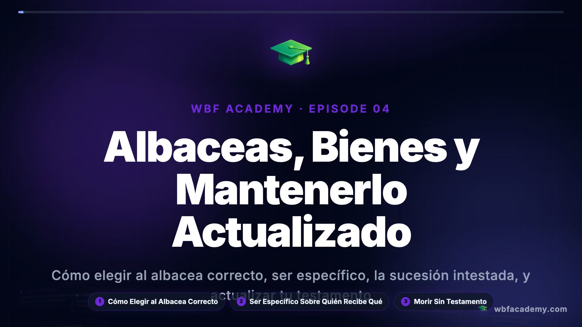 Albaceas, Bienes y Mantenerlo Actualizado