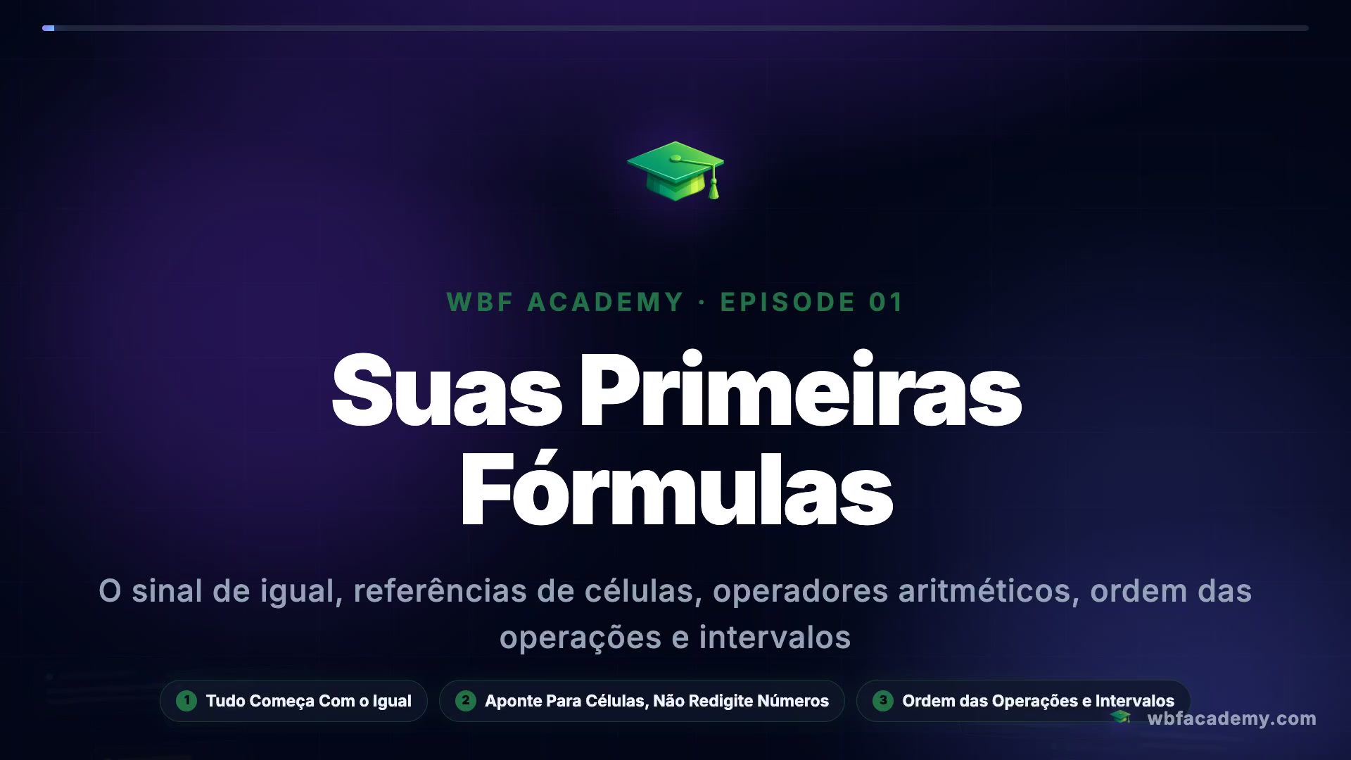 Suas Primeiras Fórmulas