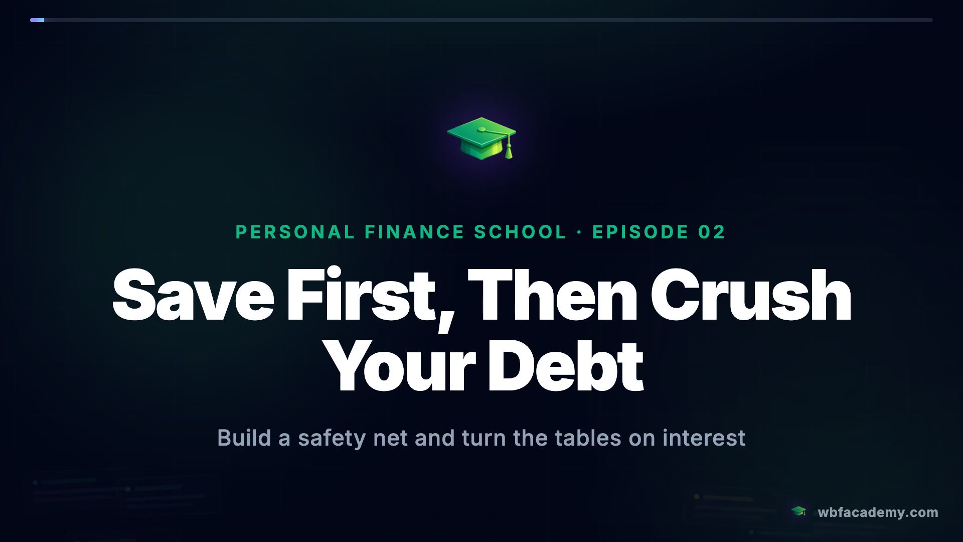Save First, Then Crush Your Debt