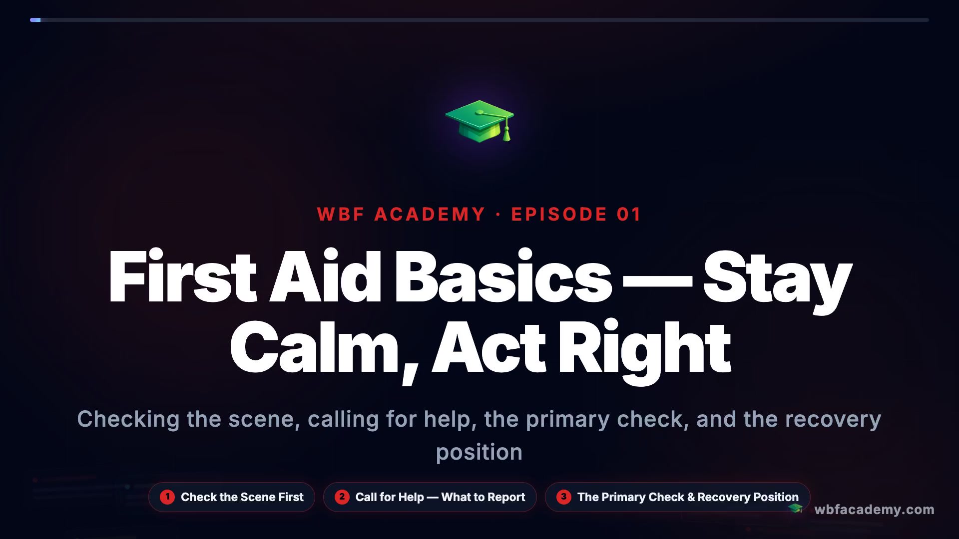 First Aid Basics — Stay Calm, Act Right