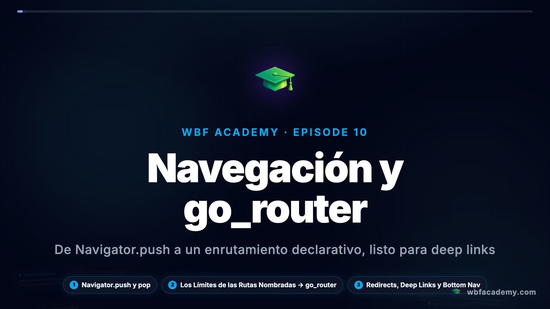Navegación y go_router