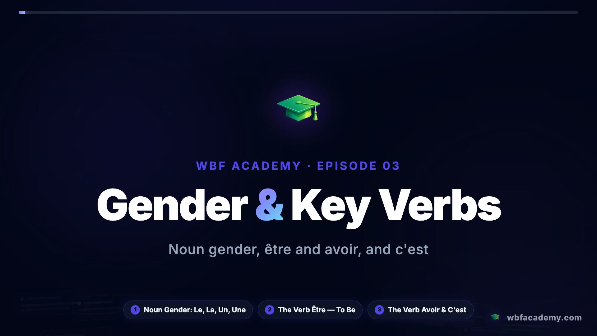 Gender & Key Verbs