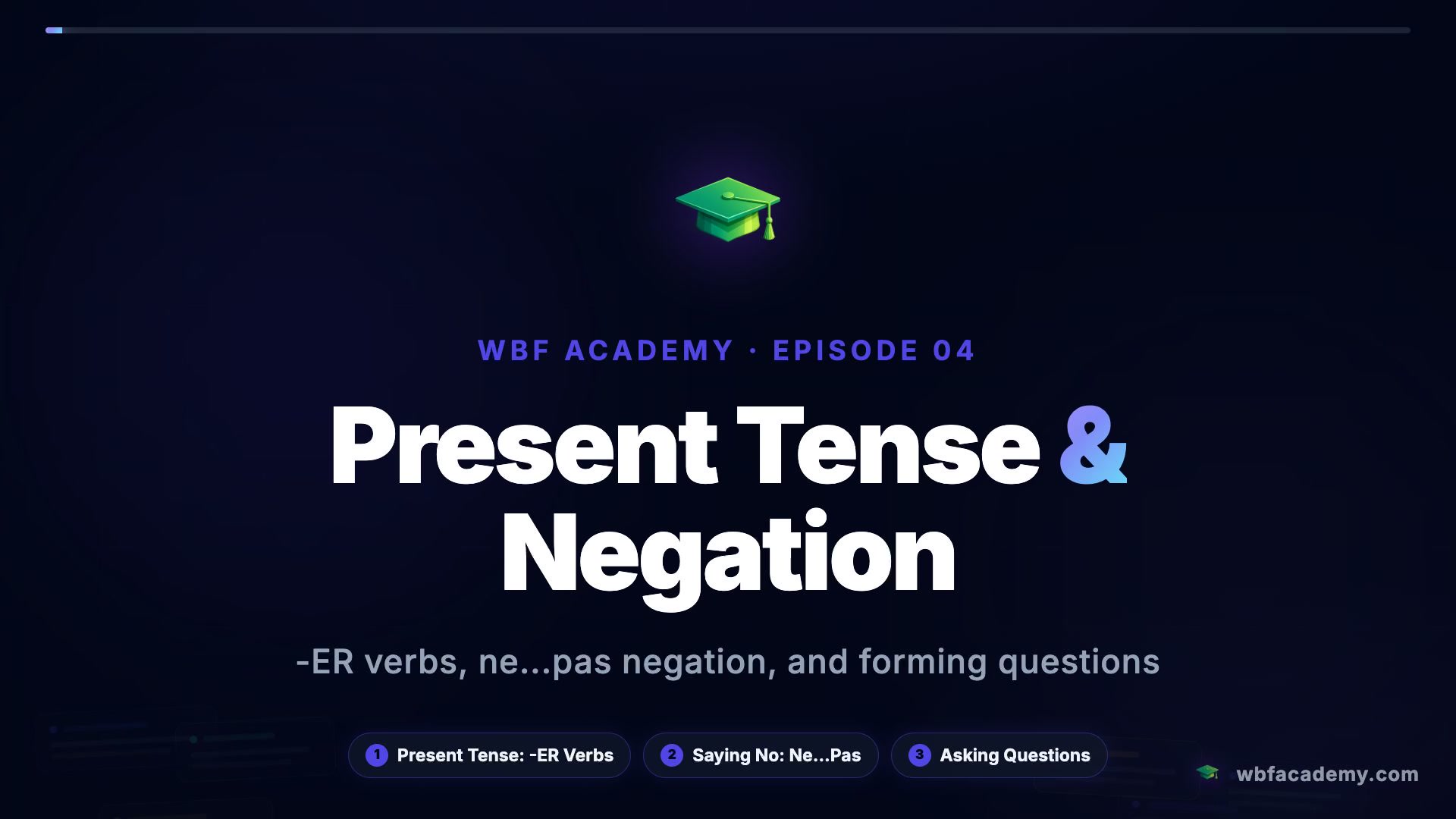 Present Tense & Negation