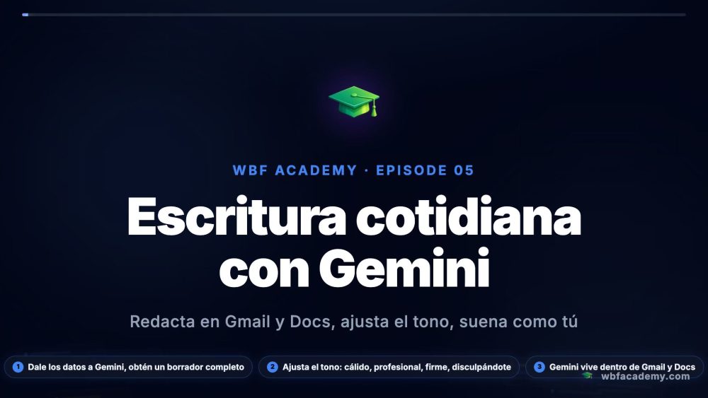 Escritura cotidiana con Gemini
