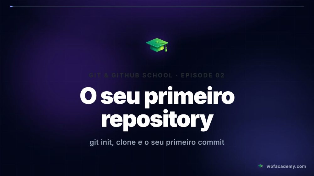 O seu primeiro repository