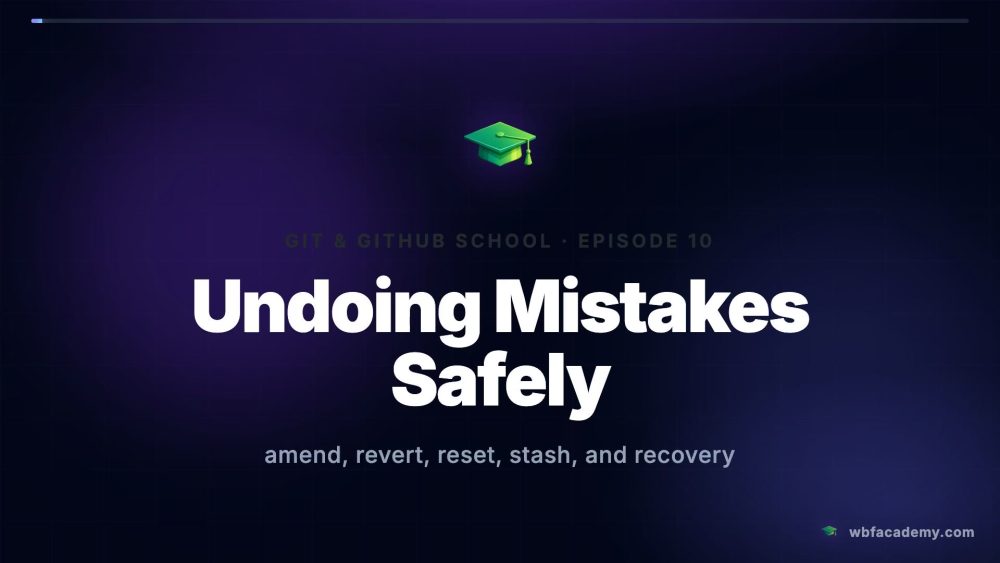 Undoing Mistakes Safely