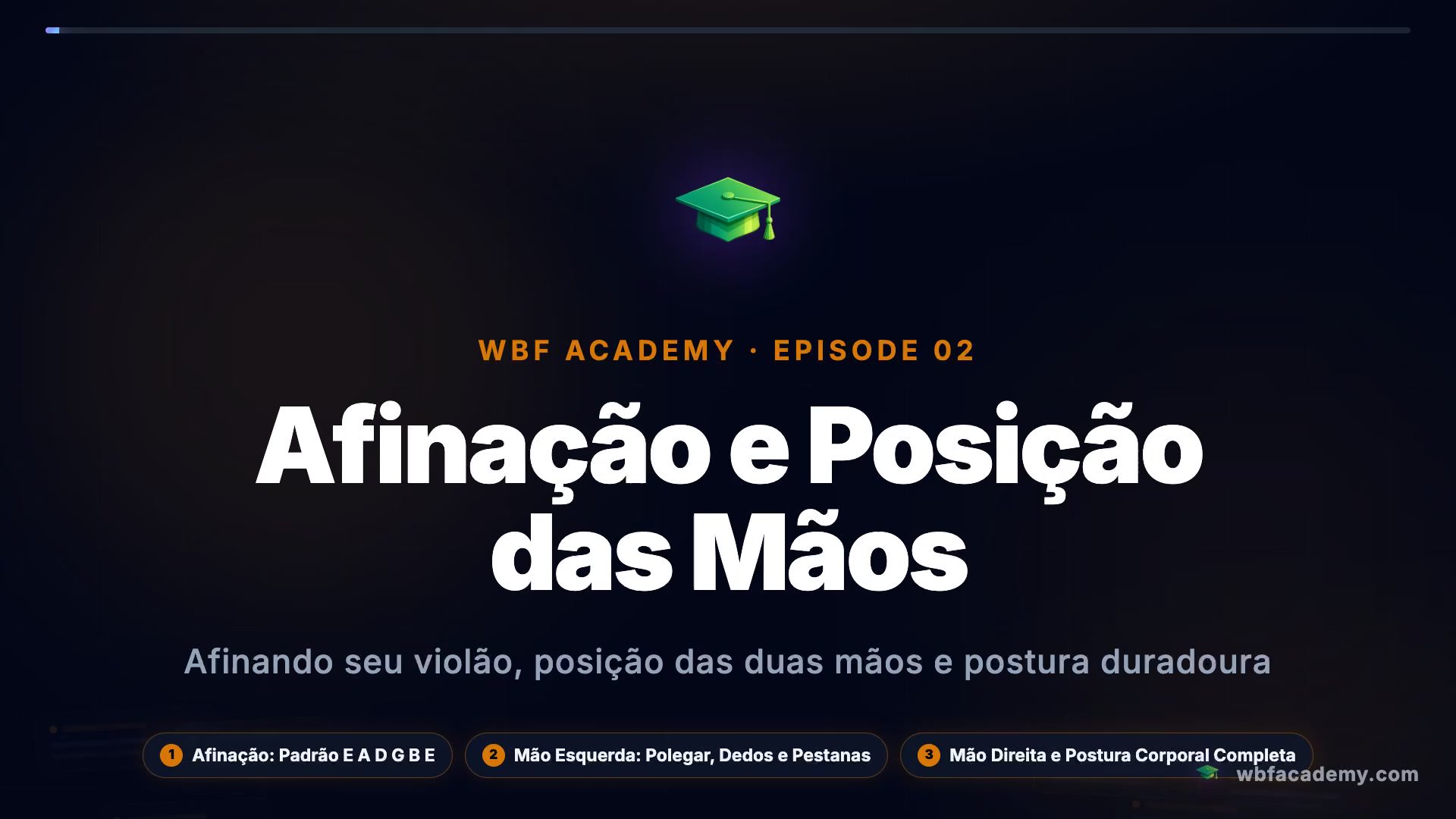 Afinação e Posição das Mãos