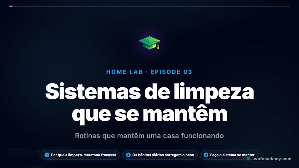 Sistemas de limpeza que se mantêm
