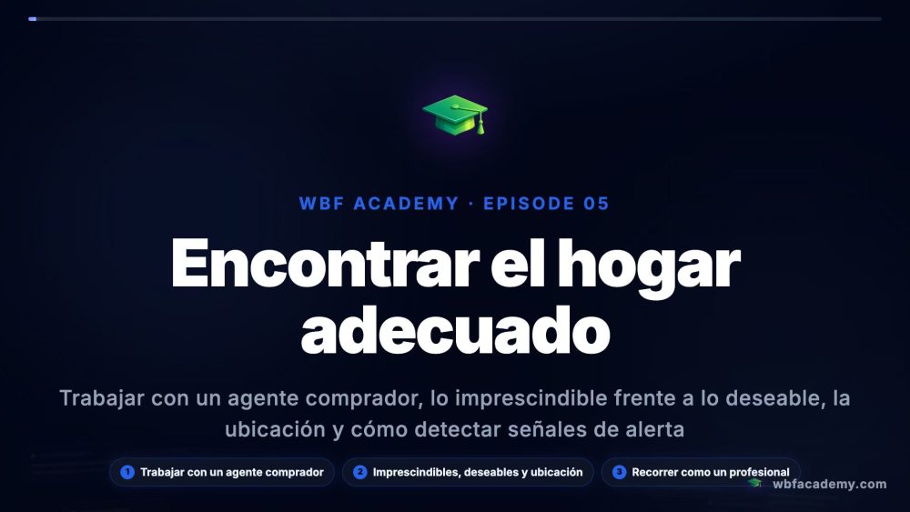 Encontrar el hogar adecuado