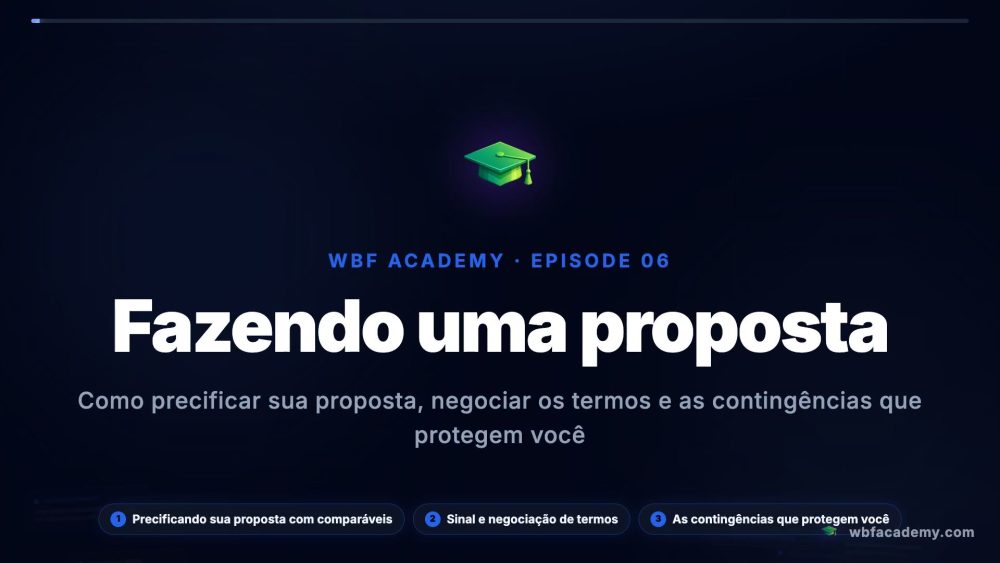 Fazendo uma proposta