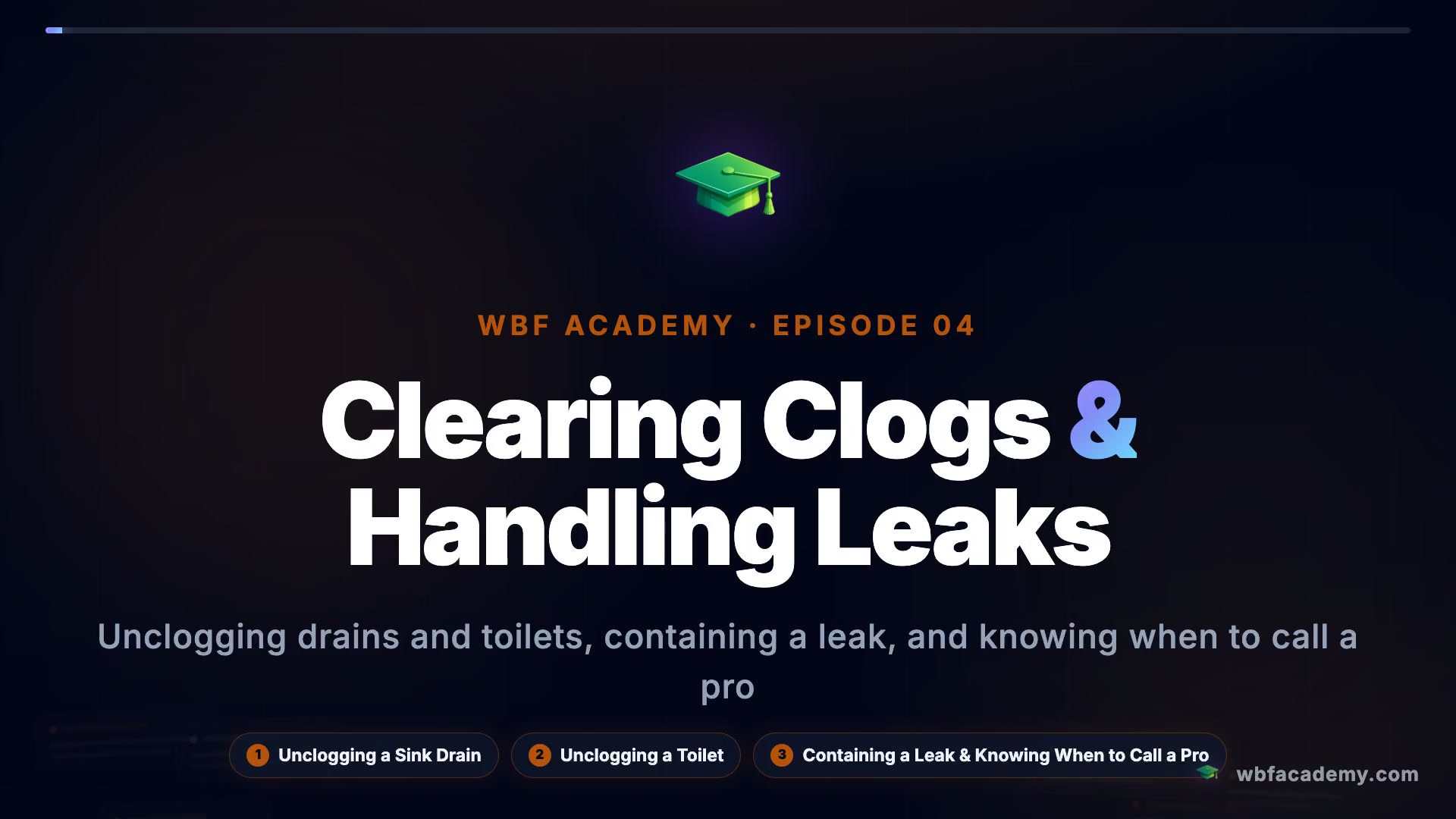Clearing Clogs & Handling Leaks
