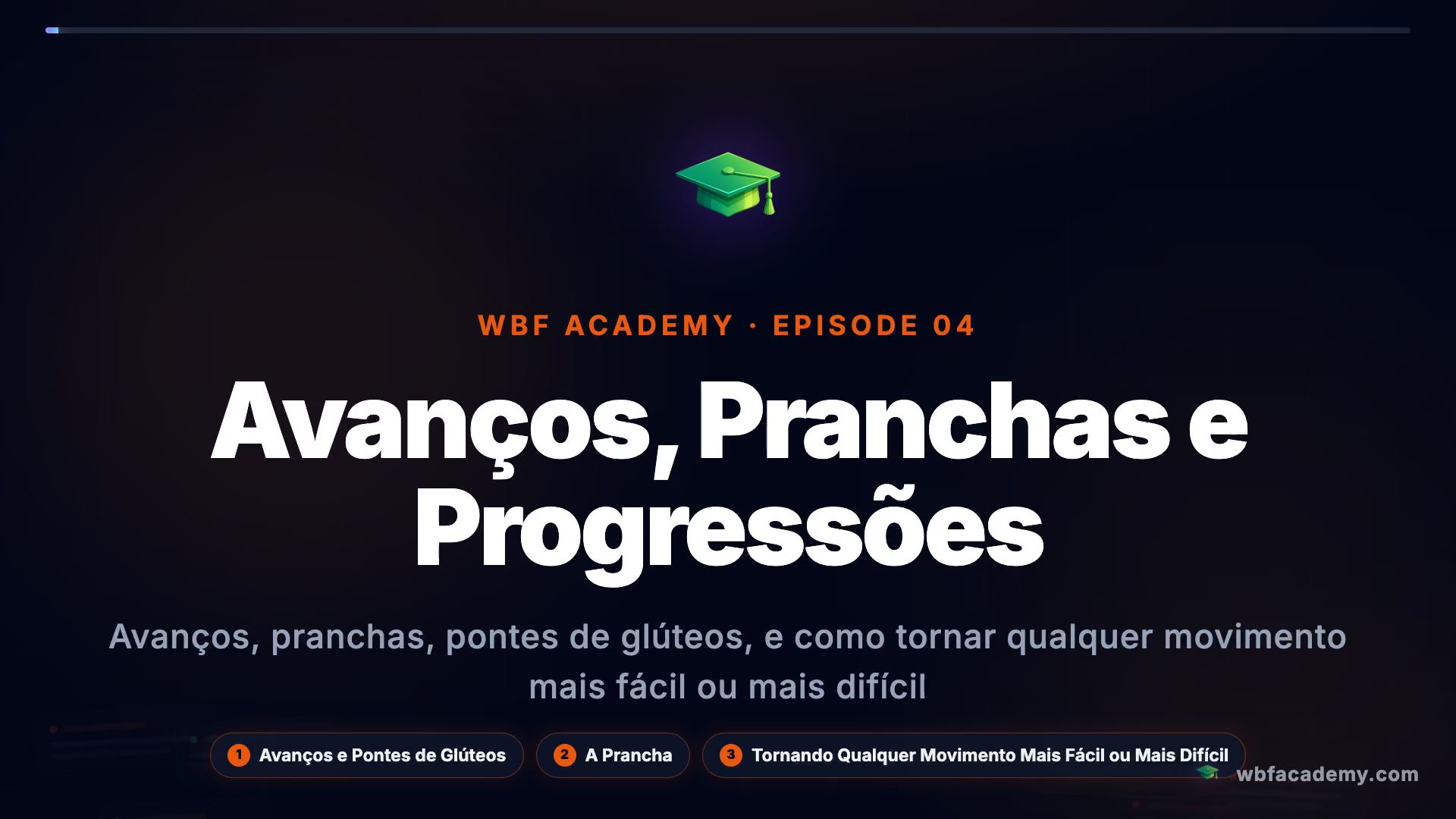 Avanços, Pranchas e Progressões