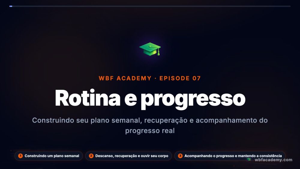 Rotina e progresso
