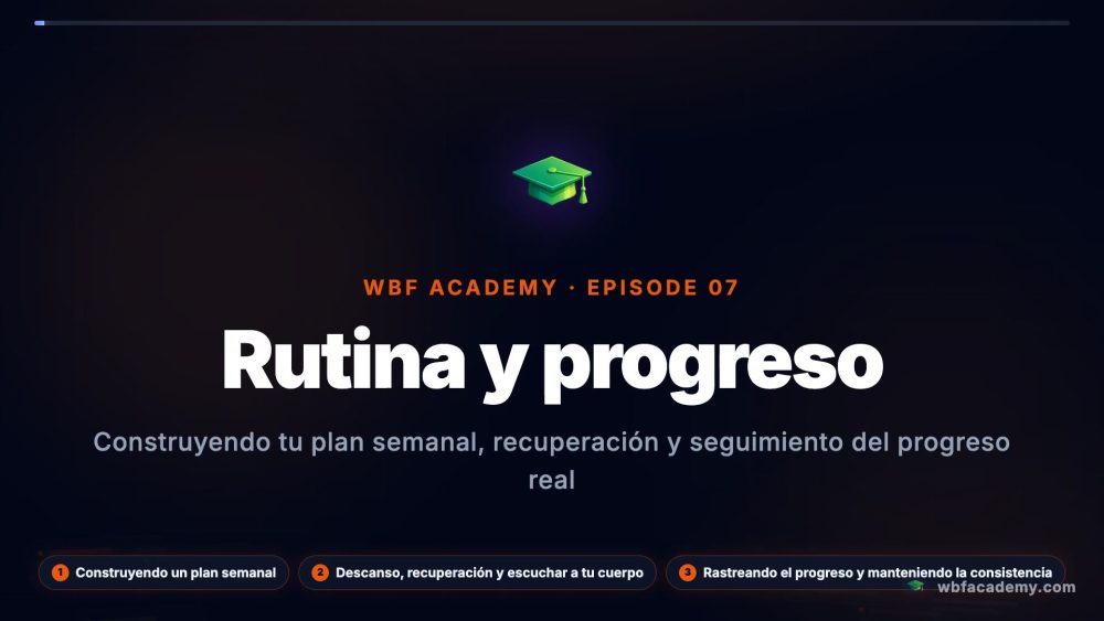 Rutina y progreso
