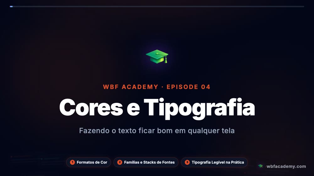 Cores e Tipografia
