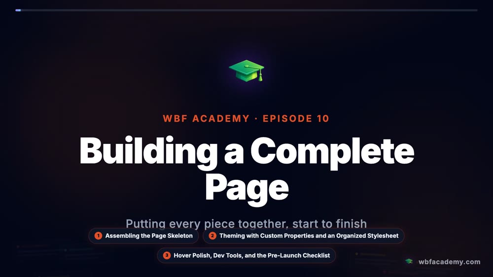 Building a Complete Page