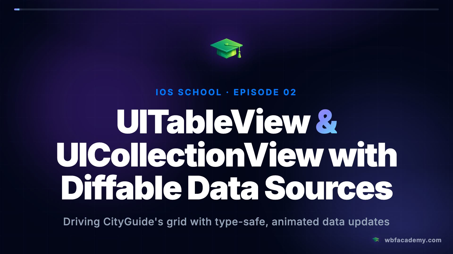 UITableView & UICollectionView with Diffable Data Sources