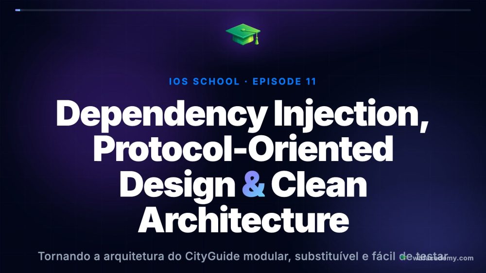 Dependency Injection, Protocol-Oriented Design & Clean Architecture