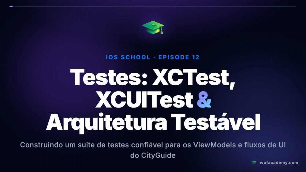 Testes: XCTest, XCUITest & Arquitetura Testável