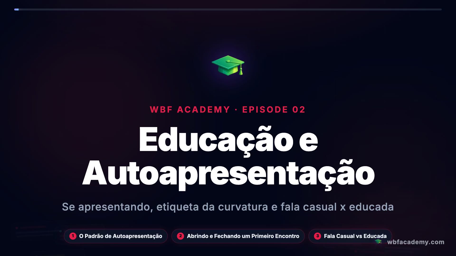 Educação e Autoapresentação