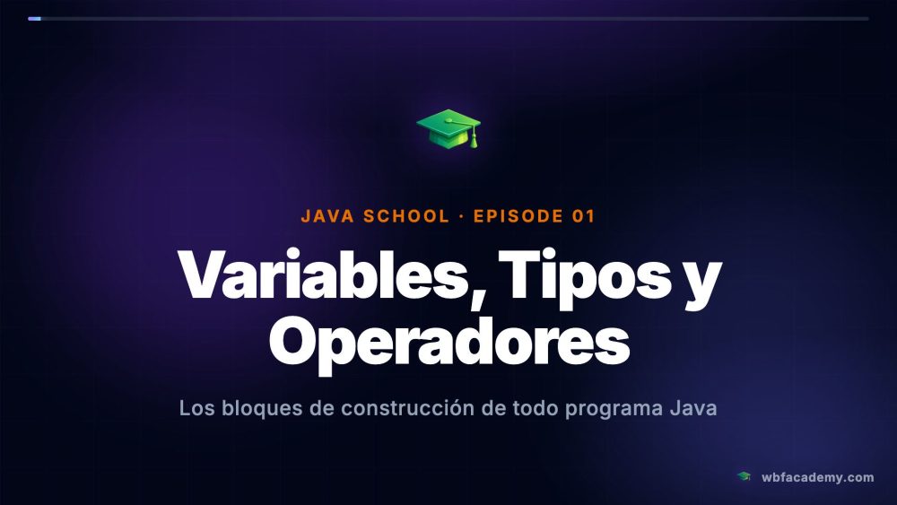 Variables, Tipos y Operadores